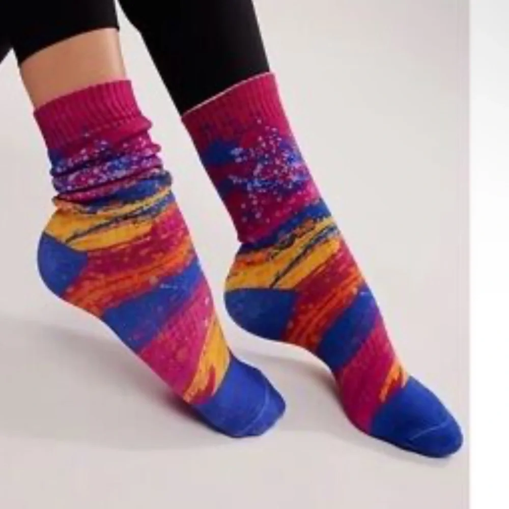Free People Movement Splatter Surge Hike Socks, Set of 2, NWT